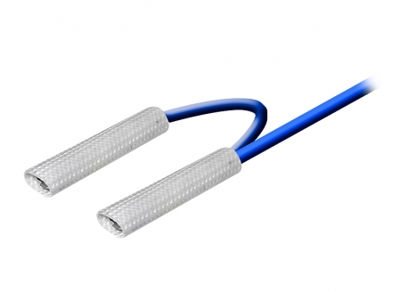 CABLE DE CONEXIÓN RÁPIDA T/PALA 6,3MM A T/PALA 6,3MM (10CM DE LARGO + 13,5CM A CABLE)