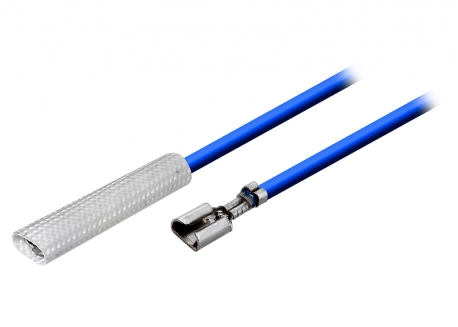 CABLE DE CONEXIÓN RÁPIDA T/PALA 5MM A T/PALA 5MM (10CM DE LARGO) SECCIÓN 0,5MM2