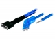 CABLE DE CONEXIÓN RÁPIDA T/PALA 6,3MM A T/PALA 6,3MM 90º (12CM DE LARGO + 6CM A CABLE)