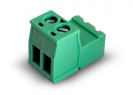 BORNERA ENCHUFABLE MACHO A CABLE 2P PASO 5MM