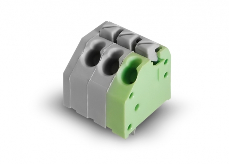 BORNERA 45º 3 POSTES PLUG IN PASO 3.5MM