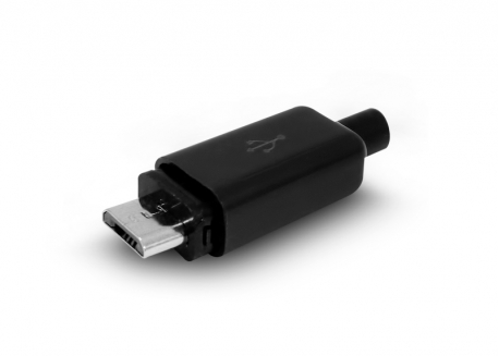 CONECTOR MICRO USB MACHO PARA ARMAR
