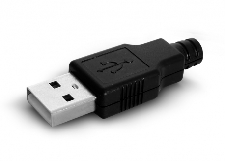 CONECTOR USB TIPO A MACHO PARA ARMAR