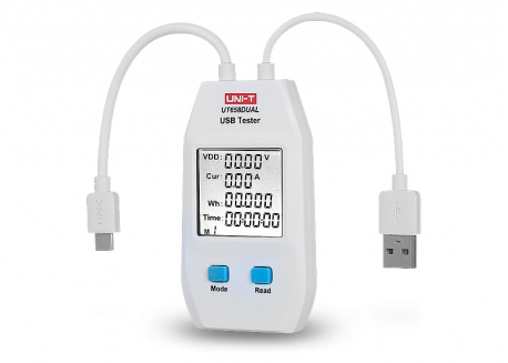 TESTER ANALIZADOR DE CARGA USB UNI-T UT658DUAL