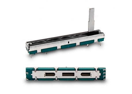 POTENCIÓMETRO DESLIZABLE PARA CONSOLA 45MM RECORRIDO (60MM TOTAL) 10K ST LÍN. (EJE 20MM)