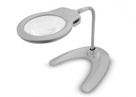 LUPA DE ESCRITORIO CON ILUMINACIÓN LED