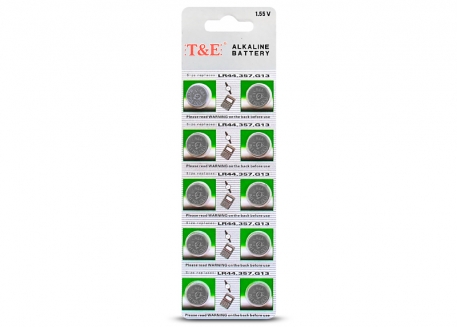 PILAS LR44 AG13 357 1,5V ALCALINA BOTÓN (X UNIDAD)