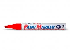 MARCADOR DE PINTURA ARTLINE TRAZO DE 2.3MM COLOR ROJO (EK-400-RO)