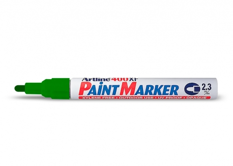 MARCADOR DE PINTURA ARTLINE TRAZO DE 2.3MM COLOR ROJO (EK-400-VE)