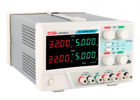 FUENTE DE LABORATORIO REGULABLE 32V 5A 3 CANALES UNI-T UTP3305-II