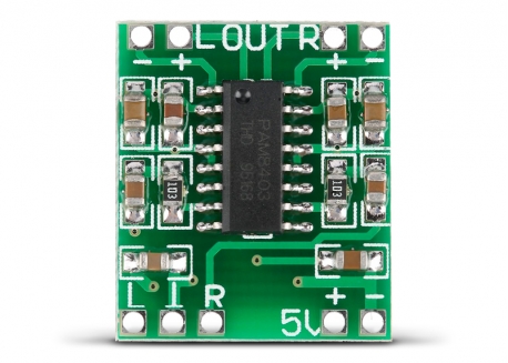 MÓDULO AMPLIFICADOR DE AUDIO ESTEREO (2 X 3W) CLASE D PAM8403