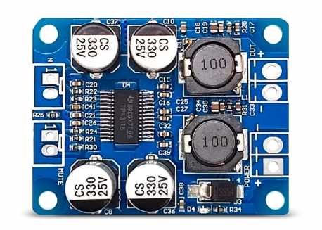 MÓDULO AMPLIFICADOR AUDIO MONO TPA3118 1X60W 8-24V CLASE D