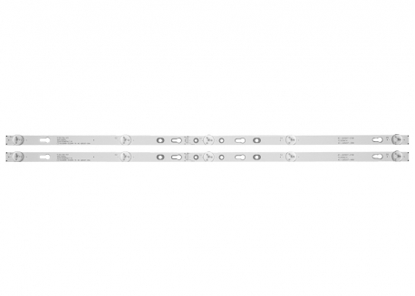 KIT DE TIRAS BACKLIGHT TCL/HITACHI LE32SMART17 565MM 5LED 6V 2W