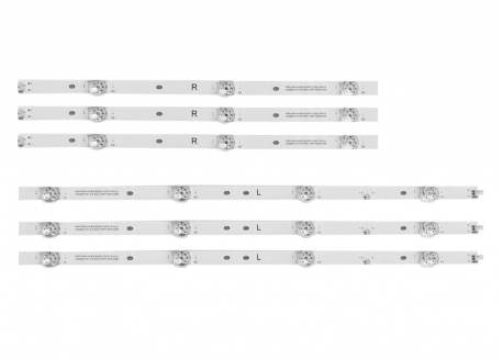 KIT DE TIRAS BACKLIGHT 43PFD6825 (6 TIRAS)