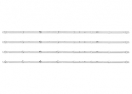 KIT DE TIRAS BACKLIGHT PARA REPARACIÓN DE PANTALLAS 49" PHILCO (RF-AZ490E30-0801