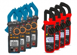 COMBO 8 PINZAS AMPEROMÉTRICAS (4 PINZAS UNI-T UT201+) + (4 PINZAS FL208A+)