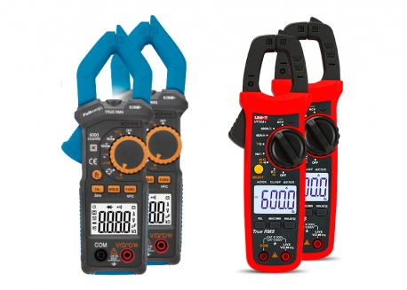 COMBO 4 PINZAS AMPEROMÉTRICAS (2 PINZAS UNI-T UT204+) + (2 PINZAS FL208D+)