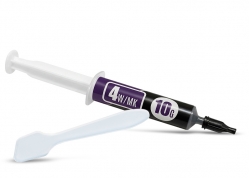 GRASA SILICONADA DISIPADORA TÉRMICA GRIS 4W (JERINGA 10G + ESPÁTULA) FULLENERGY