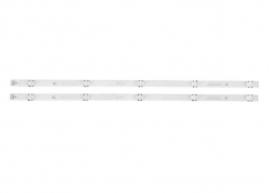 KIT DE TIRAS BACKLIGHT 5 LED 3V 63.2CM (2 TIRAS)