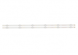 KIT DE TIRAS BACKLIGHT 6 LED 3V 62.5.2CM (2 TIRAS)