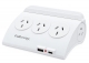 PROLONGADOR MÚLTIPLE 5 TOMAS + 2 USB 2.1 + PORTACELULAR FULLENERGY