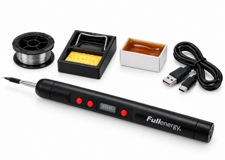 SOLDADOR TIPO LÁPIZ PORTÁTIL RECARGABLE USB / TEMP. REGULABLE 260ºC/460ºC